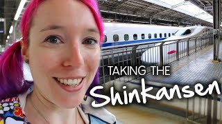 How to take the Bullet Train Shinkansen in Japan [upl. by Trinatte]