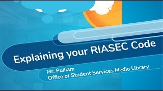 Explaining Your RIASEC Code [upl. by Oremoh]