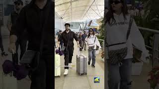 Karan Kundra and Tejasswi Prakash clicked at the airport [upl. by Aneret]