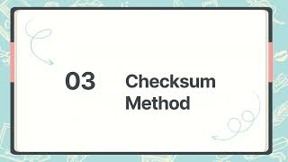 Error Detection Checksum Method in computer network by Nikita [upl. by Godliman]