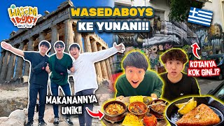 WASEDABOYS KE YUNANI MAKANAN DAN KOTANYA UNIK BANGET  WORLD TRIP 61 [upl. by Cogan86]