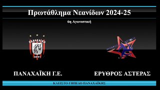 Παναχαϊκή ΓΕ  Ερυθρός Αστέρας 6η αγωνιστική Νεανίδων  11112024 live [upl. by Nabalas442]