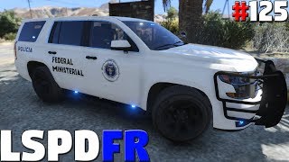 GTA V LSPDFR 125 POLICÍA MINISTERIAL DE MÉXICO PERSECUCIÓN A ALTA VELOCIDAD  TheAxelGamer [upl. by Ilegna]