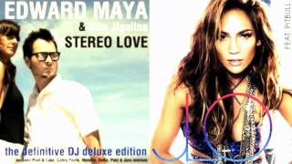 Stereo Love x On The Floor Mashup  Edward Maya Vika Jigulina and Jennifer Lopez [upl. by Placida711]