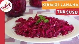 Kırmızı Lahana Turşusu  Turşu Tarifi  Nefis Yemek Tarifleri [upl. by Grimbald727]