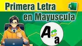 Como pasar de minúsculas a mayúsculas en Excel [upl. by Okire]