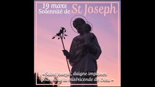 Solennité de Saint Joseph époux de Marie  19032024 [upl. by Nairad]