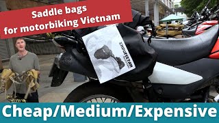 Pannier options for scooters in Vietnam [upl. by Siraf176]