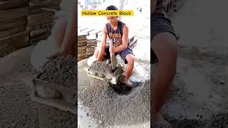 Hollow Concrete Block Making shorts [upl. by Feingold221]