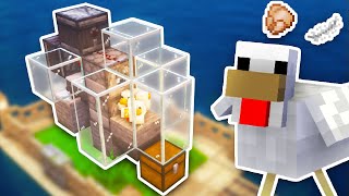 Minecraft Cooked Chicken Farm Fully Automatic Tutorial 116 [upl. by Avlasor]