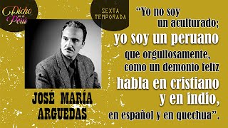 José María Arguedas quotYo soy un peruano que orgullosamente  habla en cristiano y en indio” [upl. by Brott]