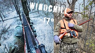 Traditional Muzzleloader Deer Hunting in The COLD [upl. by Ubald]