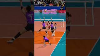 CCS vs CMFT game 1 finals reels shortvideo viral viralreels trending volleyball creamline [upl. by Atikihc]