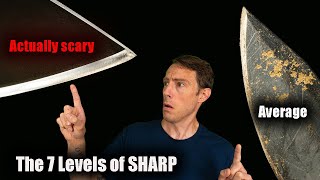 The 7 Levels Of Knife Sharpness EXPLAINED [upl. by Woo]