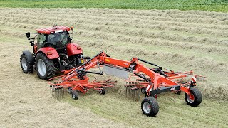 KUHN – GA 8030 Giroandaineur double rotor à dépose latérale [upl. by Somerset]