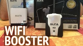 Alfa Wifi Booster  Wifi Repeater Review Mac Compatible [upl. by Htederem722]