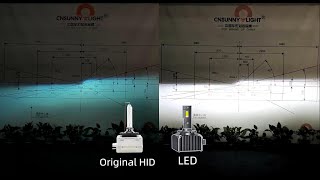 How Fast to Transform HID Xenon to the Most Powerful RD5 Series LED D1S D2S D3S D4S D5S D8S HIDtoLED [upl. by Adnirim43]