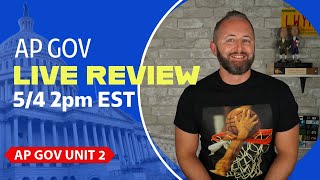 AP Gov Unit 2 LIVE Review 54 2pm EST [upl. by Jeanne]