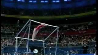 Kristen Maloney  2000 Sydney Olympics Gymnastics Prelims  Uneven Bars [upl. by Aenil]