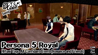 Persona 5 Royal Hifumi Togo All Confidant Event Romance and Friends [upl. by Mccowyn423]