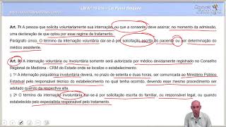 Aula 2  Lei 10216  IMPORTANTE [upl. by Henrietta]