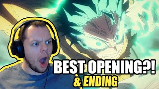 BEST OP EVER l MY HERO ACADEMIA OPENING amp ENDING 13 REACTION [upl. by Nette]