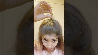 Easy hairstyle ❤️ trending shortsfeed shorts hairstyle hairtutorial hairgrowth hairstylist [upl. by Trescott]