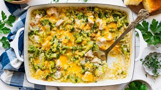 DumpandBake Chicken Broccoli Rice Casserole [upl. by Fisch]