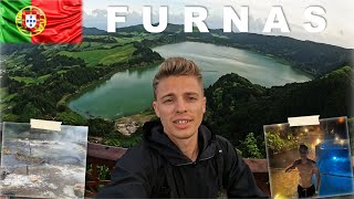 HAPPY END🤗 Schwefelquellen Thermalbad amp mega Landschaft in FURNAS Azoren  Portugal Vlog 3  Tico [upl. by Ohs689]