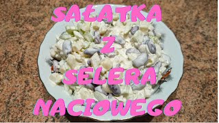 SAŁATKA Z SELERA NACIOWEGO 🥗 SZYBKA I SMACZNA [upl. by Suirada454]