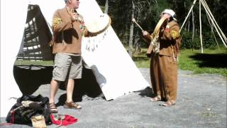 Blessing of a Teepee at Mizpah Grand Isle Maine July 29 2012 [upl. by Aiotal]