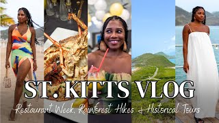 ST KITTS TRAVEL VLOG Rum Tastings Rainforest Hikes amp Restaurant Week Beach Dinners🌴 MONROE STEELE [upl. by Mchail]