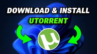 ⬇️ How To Download amp Install uTorrent on Windows 1011 [upl. by Isahella]