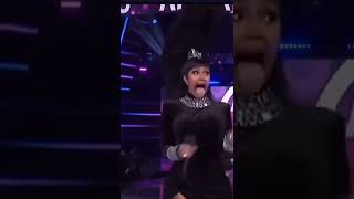 Cardi B fangirling over BTS  the AMAS 💜 [upl. by Valdemar]