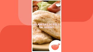 Cómo hacer MILANESAS DE POLLO EN HORNO  Comedera [upl. by Nnaoj]