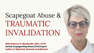 Scapegoat Abuse and the Pain of Traumatic Invalidation scapegoat toxicfamily narcissisticfamily [upl. by Ivory462]