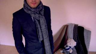 How to Tie a Scarf  Men  Single Loop and Tie [upl. by Budde]