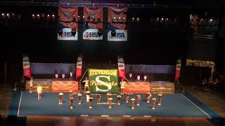 Stevenson Varsity Cheer  IHSA State 2018 Day 2 [upl. by Brigitta]