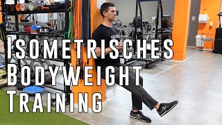 Isometrisches Training mit dem eigenen Körpergewicht  Homeworkout [upl. by Nanreh]