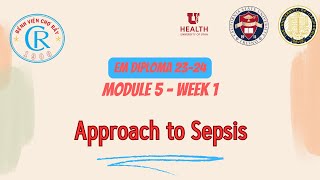 EM Diploma 2324 Module 5  Week 1 Approach to sepsis [upl. by Kyriako]