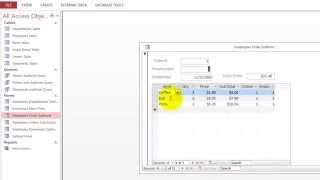 A Tabbed Access Form with Subforms and SubSubForms [upl. by Wales511]