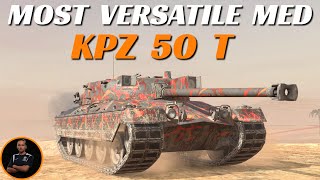 Kpz 50 t  How Does It Play  Most versatile med  WoT Blitz [upl. by Susie]