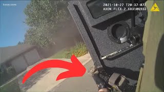 UNCENSORED LAPD SWAT Gunfight With Armed Suspect [upl. by Tanhya928]