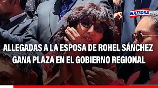 🔴🔵La patrona de Arequipa Allegada a esposa del gobernador Rohel Sánchez gana plaza en el GRA [upl. by Atinod380]