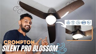 Crompton SilentPro Blossom Smart BLDC Ceiling Fan Unboxing Best Premium amp Silent ActivBLDC Fan⚡️ [upl. by Cornish]