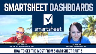 SMARTSHEET DEMO 5  Dashboards and Portals Project Management [upl. by Weidner485]