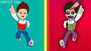 PAW Patrol Zombies  PAW PATROL Characters As Zombies Version  Minutes Paw [upl. by Carlynn942]