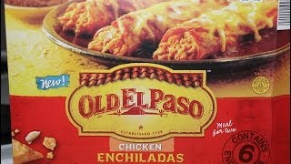 Old El Paso Chicken Enchiladas Review [upl. by Aicak]