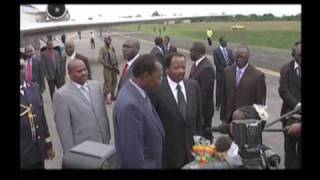 Visite du President IDRISS DEBY du Tchad au Cameroun Tchad [upl. by Edholm950]