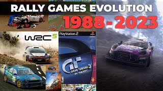 All Generation Of Rally Games w Facts 19882023  3000035 [upl. by Ivgnout]